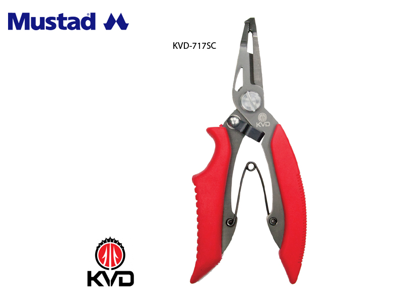 Mustad KVD 5” Braid Cutter & Split Ring Pliers KVD-717SC
