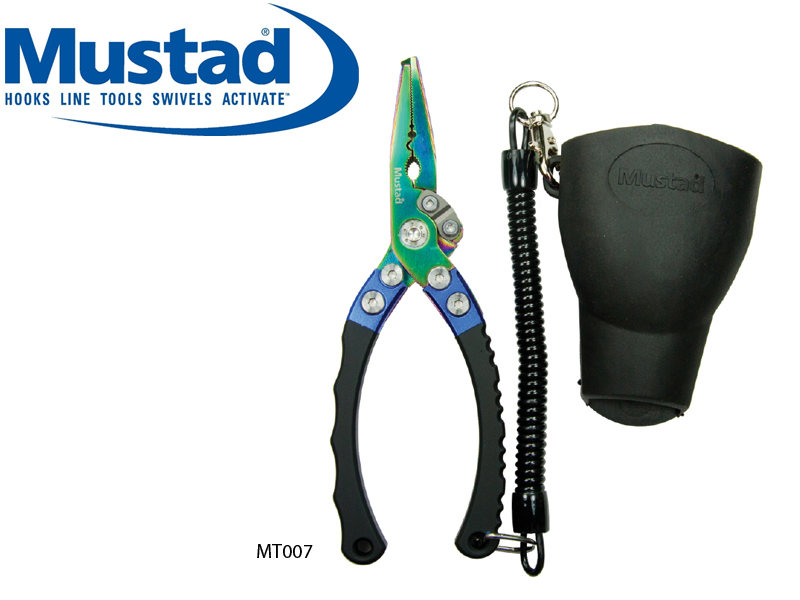 Mustad 6.5” Hybrid Pliers With Rubber Holster