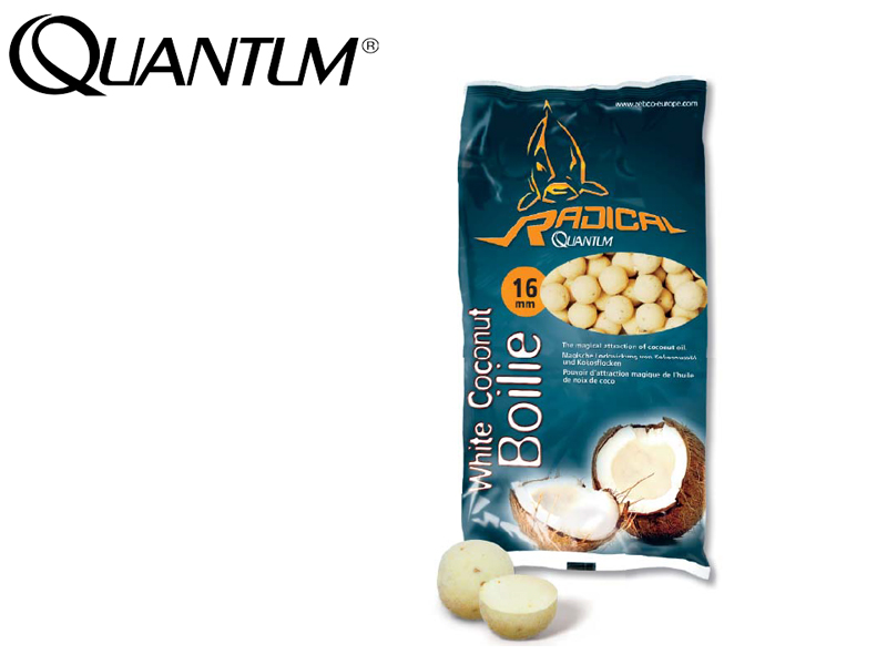 Quantum Radical White Coconut Boilies ( 20mm, 1KG)
