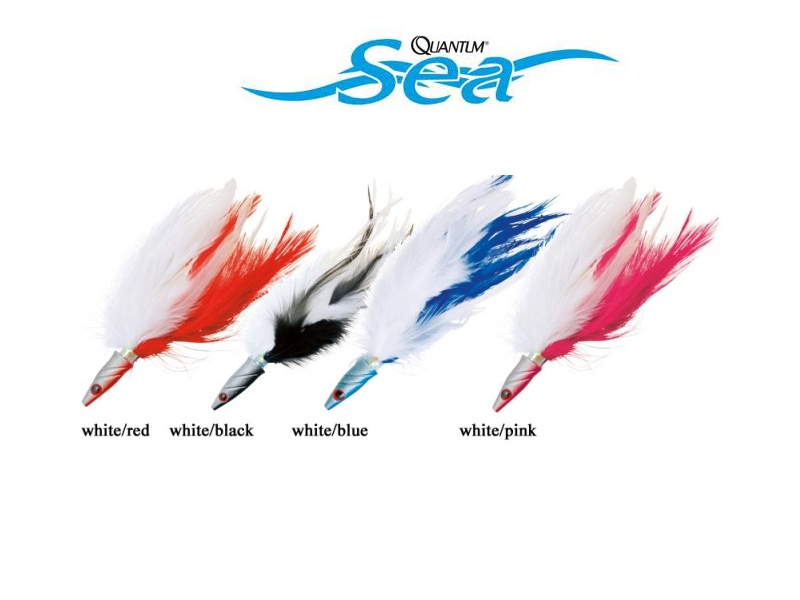 Quantum Sea Feather Head Jig (6cm, White/Pink)