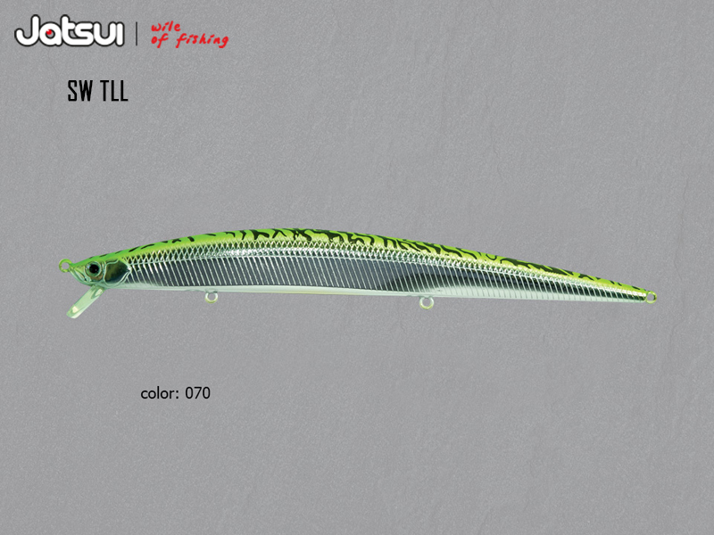 Jatsui Sea Slicker SW TLL Minnow (Length: 180mm, Weight: 29gr, Color: 070)