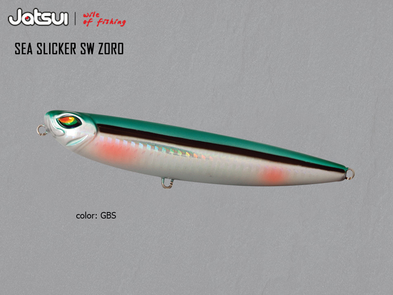 Jatsui Sea Slicker SW Zoro (Length: 120mm, Weight: 28gr, Color: GBS)
