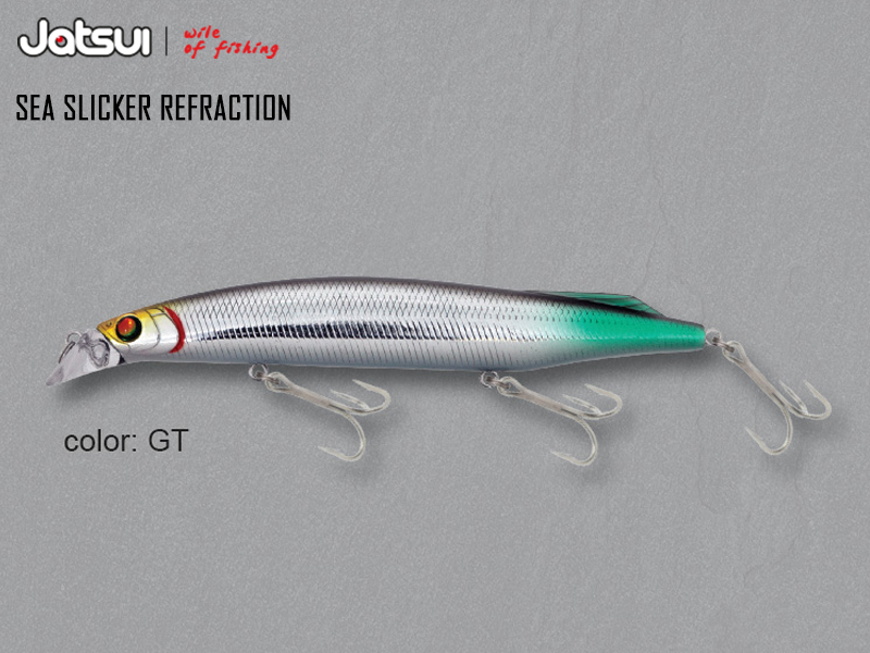 Jatsui Sea Slicker Refraction (Length: 125mm, Weight: 21gr, Color: GT)