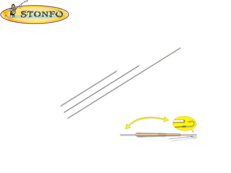 Stonfo Stainless Steel Needle W/Point (LENGTH cm 15, 5pcs)
