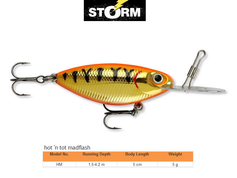 Storm Hot ´N Tot Madflash (Model: HM, Length: 5cm, Weight: 5g, Colour: 607)