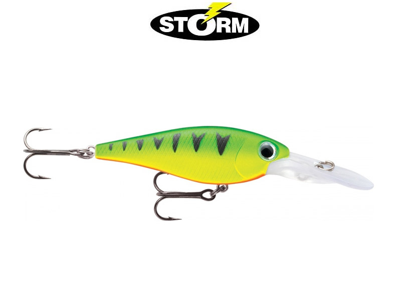 Storm Smash Shad Lures (Size: 5cm, Weight: 5g, Color: Hot Perch)