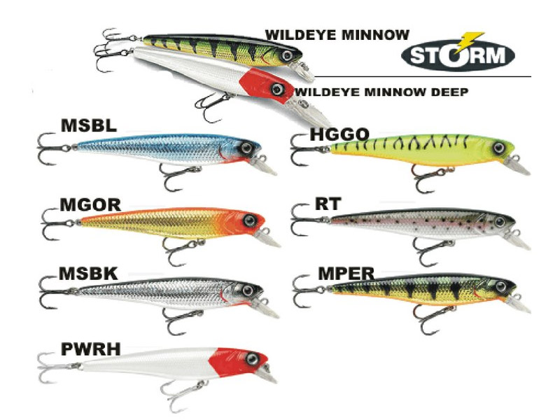 Storm WildEye Minnow Lures : 24Tackle, Fishing Tackle Online Store