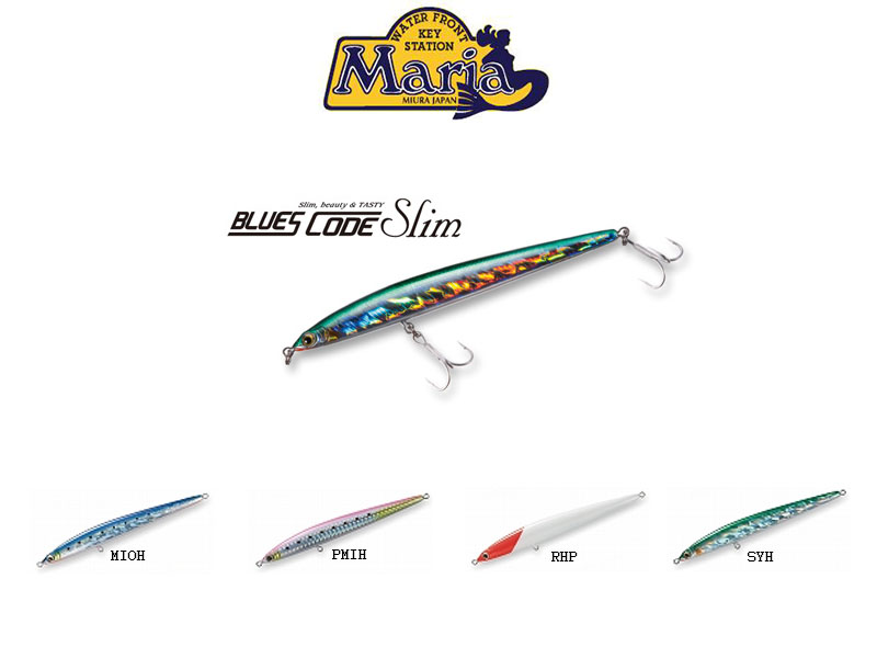 Maria Blues Code Slim (Type: V, Length: 125cm, Weight: 28g, Depth: 0-50cm, Colour MIOH)