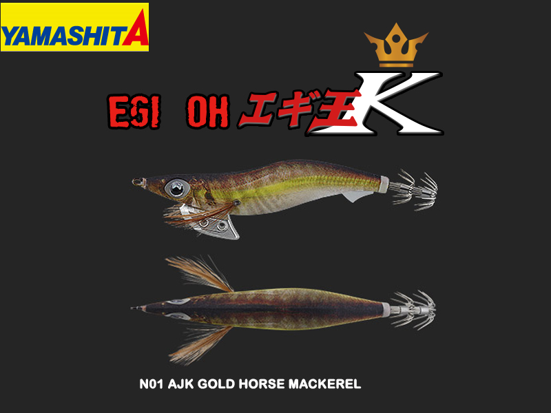 Yamashita Egi OH K Type (Size: 3.0, Color: N01 AJK gold horse mackerel)