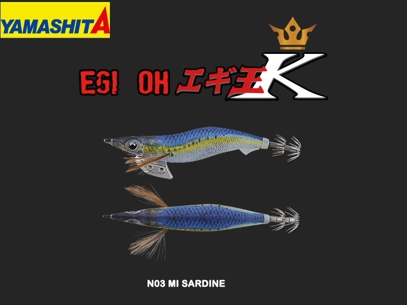 Yamashita Egi OH K Type (Size: 3.0, Color: N03 MI sardine)