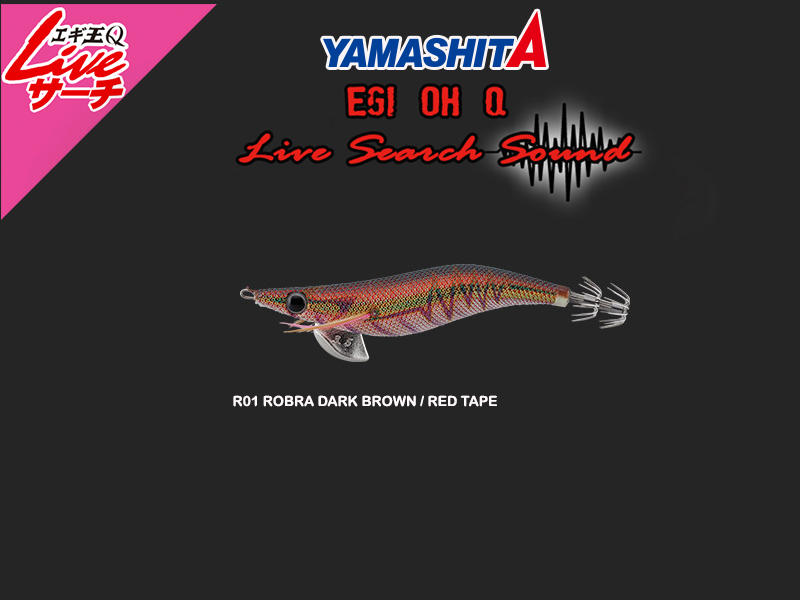 Yamashita Egi OH Live Search (Size: 2.5, Color: R01 ROBRA Dark Brown / Red Tape)