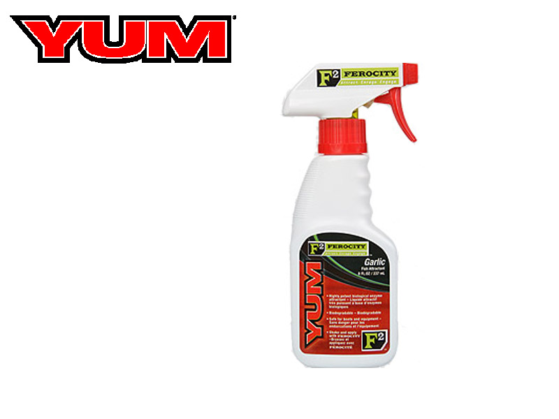 Yum F2 Spray Attractant (237ml, Scent: Garlic)