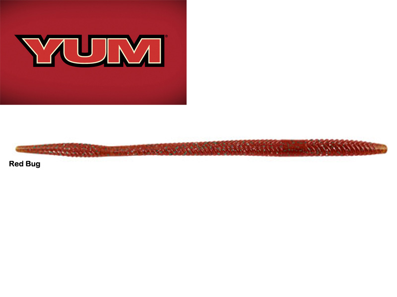 Yum MightEE Worm (10.5", Colour: Red Bug)