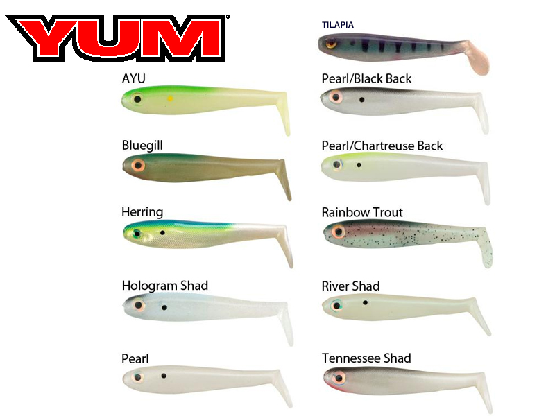 Yum Money Minnow (Length: 5 in, Pack: 4, Color: Hologram Shad)
