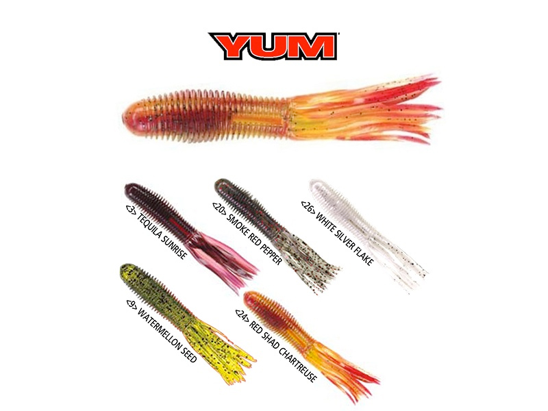 YUM Worm Vibra King : 24Tackle, Fishing Tackle Online Store