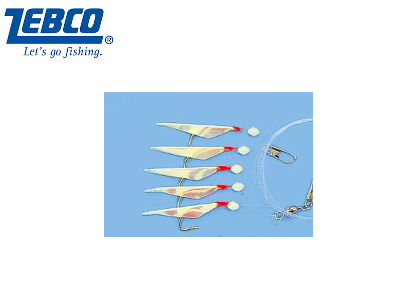 Zebco Herring Rig (Hook: #6, 5 Gold Hooks)