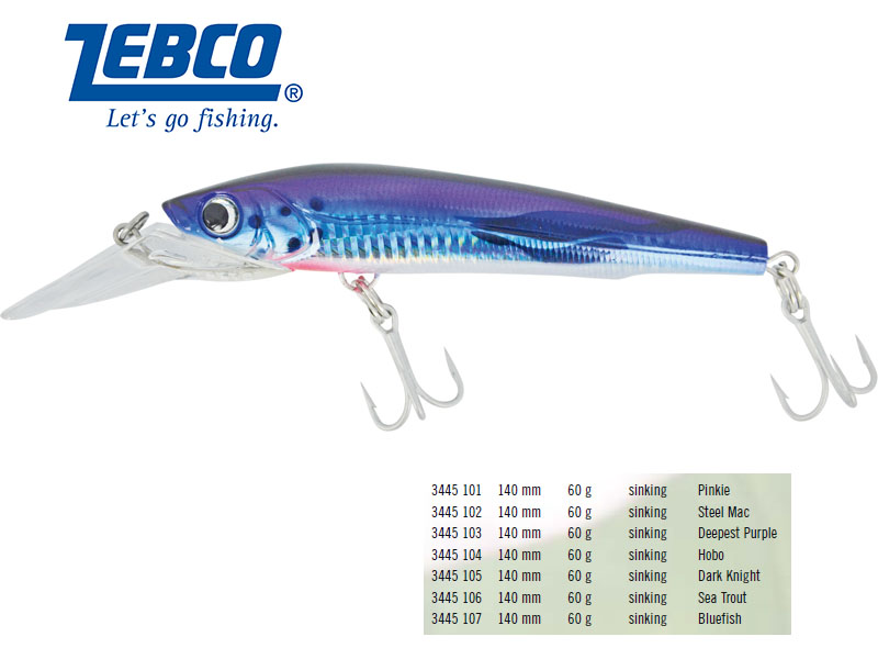 Zebco B-Mac (Length: 140mm, Weight: 60 g, Color: Sea Trout)