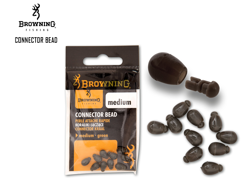 Browning Connector Bead ( Size: Medium, Pack: 10pcs)