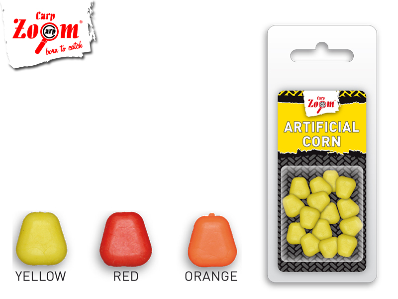 Carp Zoom Artificial Corn (Color: Yellow, Pack: 15pcs)