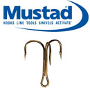 Mustad 3551 Classic Treble Hooks