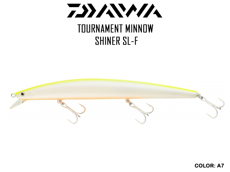 Daiwa TOURNAMENT Minnow Shiner SL-F (Length: 17cm, Weight: 28gr, Color: A7)