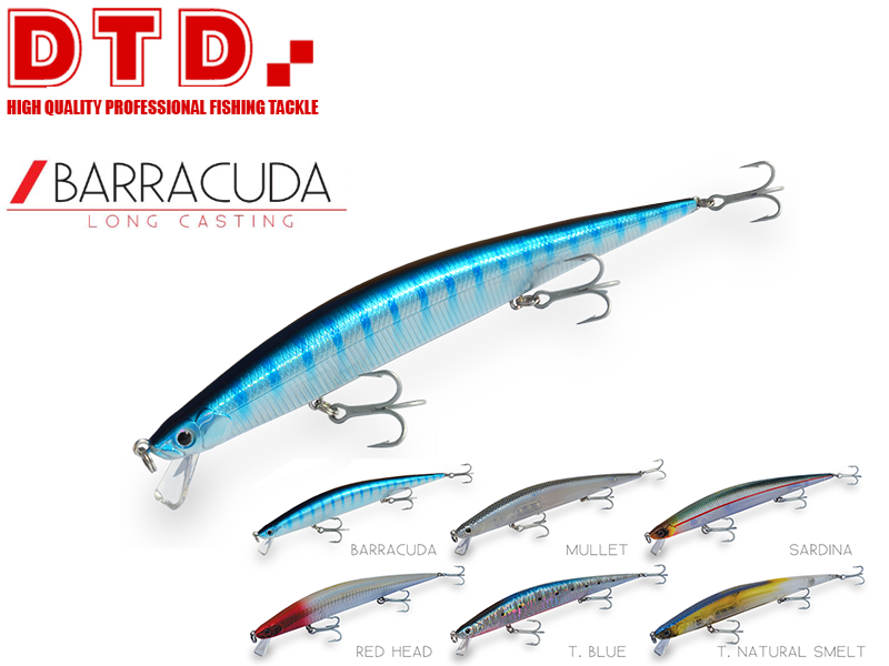 DTD Barracuda (Size: 200mm, Color: Red Head)