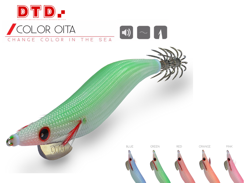 DTD Squid Jig Color Oita (Size: 3.5, Color: Blue)