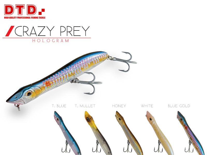 DTD Crazy Prey (Size: 105mm, Color: Blue Gold)
