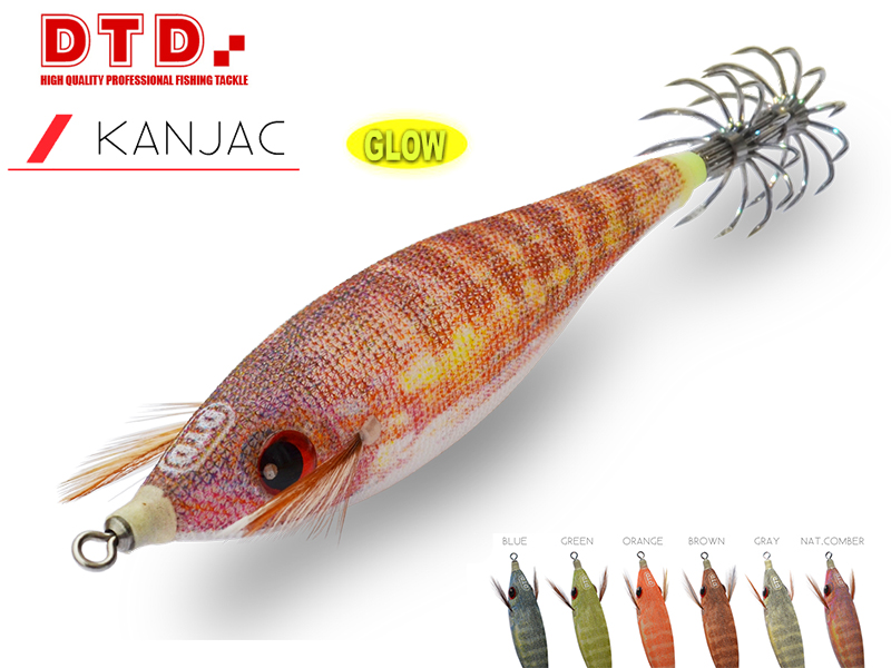 DTD Squid Jig Kanjac (Size:2.5, Colour: Brown)
