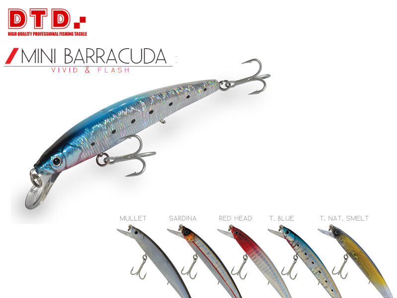 DTD Mini Barracuda (Size: 95mm, Color: Mullet)