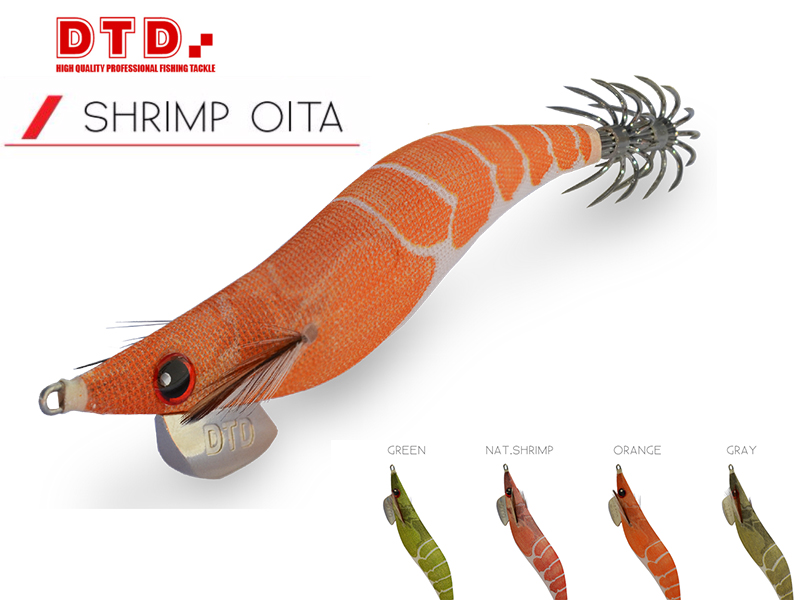 DTD Squid Jig Shrimp Oita (Size: 3.0, Color: Gray)