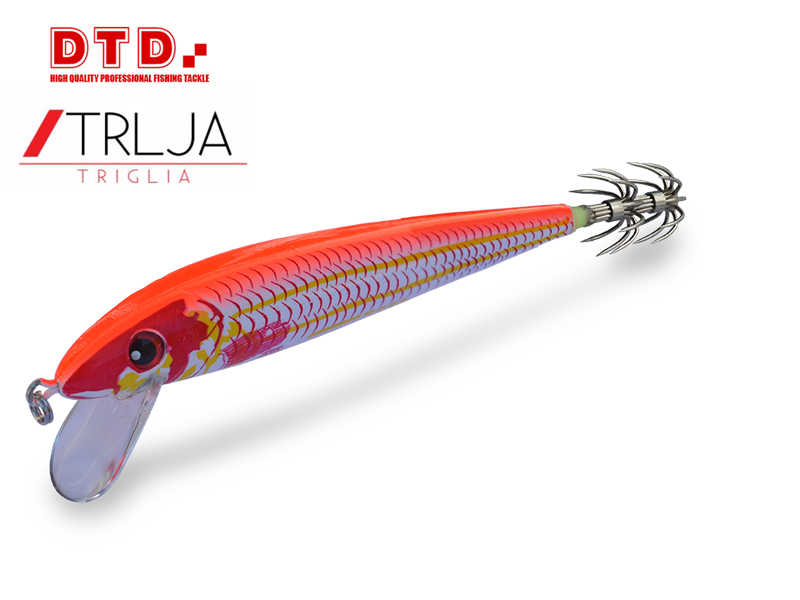 DTD Trolling Squid Jig Trlja (Size:110mm, Colour: Natural Surmulet)
