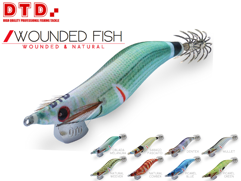 DTD Wounded Fish Oita (Size:3.5, Color: Sarago Fasciato)