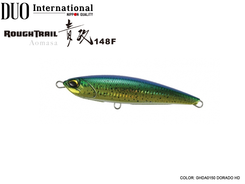 Duo Rough Tail Aomasa 148F (Length: 148mm, Weight: 38gr, Type: Floating, Colour: CHA0011) - Click Image to Close