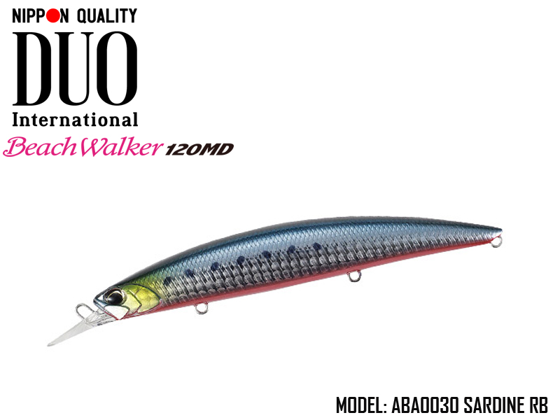 Duo Beach Walker 120 MD (Length: 120mm, Weight: 20g, Model: ABA0030 Sardine RB)