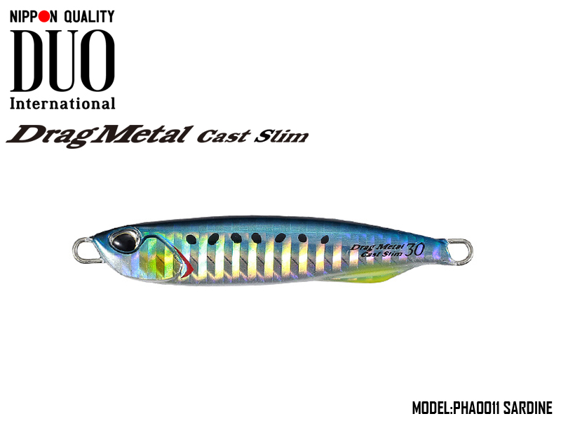 Duo Drag Metal cast Slim (Length: 65mm, Weight: 20gr, Color: PHA0011 Sardine)