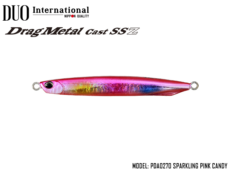 DUO Metal Cast Super Slim SSZ ( Length: 80mm, Weight: 30gr, Color: PDA0270 Sparkling Pink Candy)