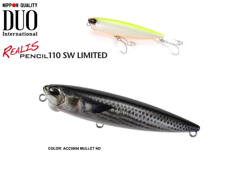 Duo Realis Pencil 110 SW Limited (Length: 110mm, Weight: 20.5gr, Color: ACC0804 Mullet ND)