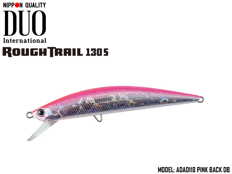Duo Rough Trail 130S (Length: 130mm, Weight: 29gr, Type: Sinking, Colour: ADA0118 Pink Back OB)