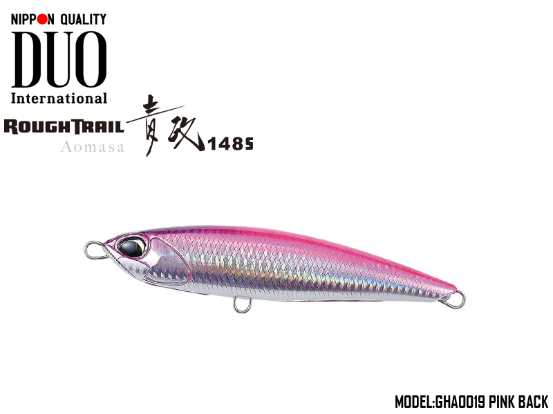 Duo Rough Trail Aomasa 148S (Length: 148mm, Weight: 67gr, Type: Sinking, Colour: GHA0019 Pink Back)