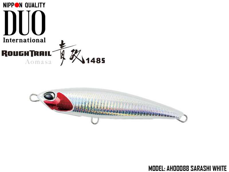Duo Rough Trail Aomasa 148S (Length: 148mm, Weight: 67gr, Type: Sinking, Colour: AHO0088 Sarashi White)