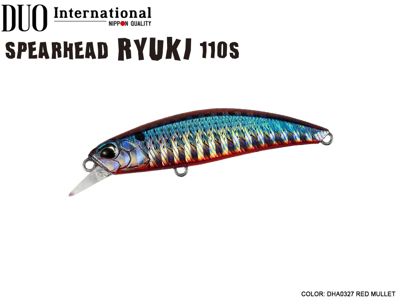 DUO Spearhead Ryuki 110S (Length: 110mm, Weight: 21g, Color: GHA0327 Red Mullet)