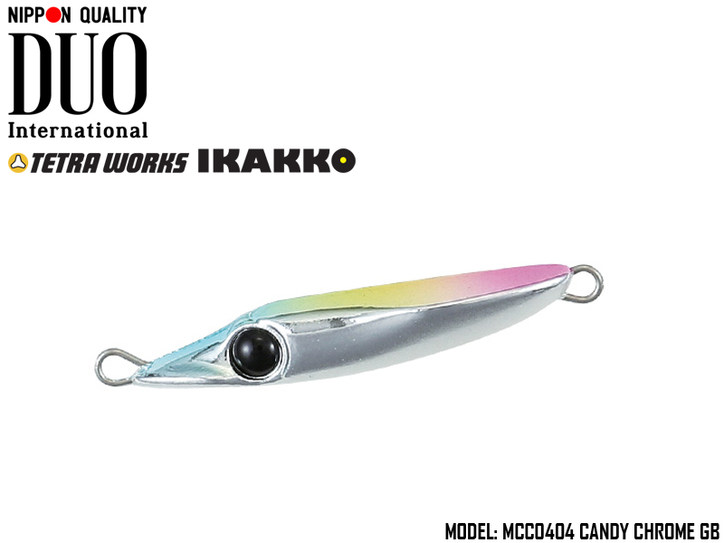 DUO Tetra Works Ikakko (Length: 38mm, Weight: 5.7gr, Color: MCC0404 Candy Chrome GB)