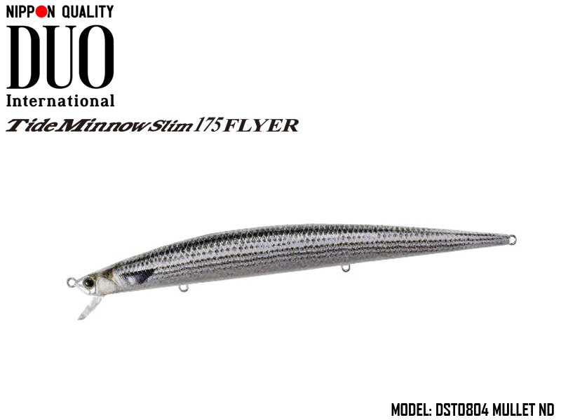 DUO Tide-Minnow Slim 175 Flyer (Length: 175mm, Weight: 29g, Color: AST0804 Mullet ND)