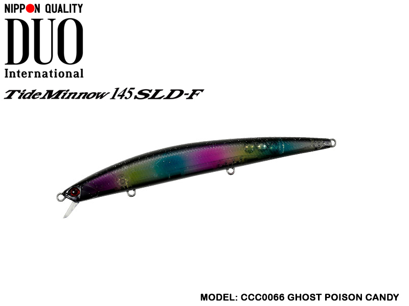 Duo Tide Minnow 145 SLD-F (Length: 145mm, Weight: 20.5gr, Color: CCC0066 Ghost Poison Candy)