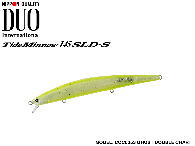 DUO Tide Minnow 145 SLD-S ( Length: 145cm, Weight: 22.5gr, Color: CCC0053 Ghost Double Chart)