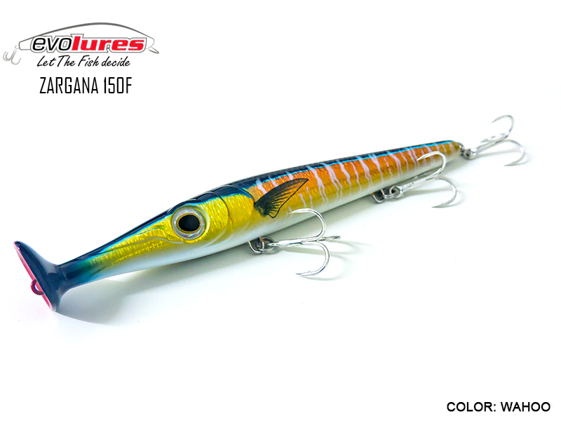 Evo Lures Zargana 150F (Length: 150mm, Weight: 21gr, Color: Wahoo)