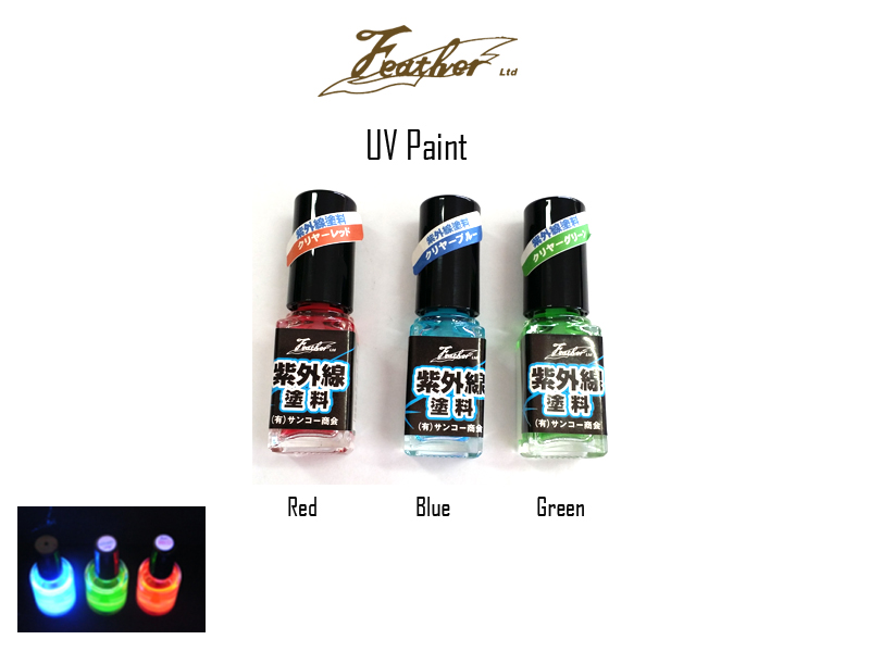 Feather UV Paints (Color: Blue)