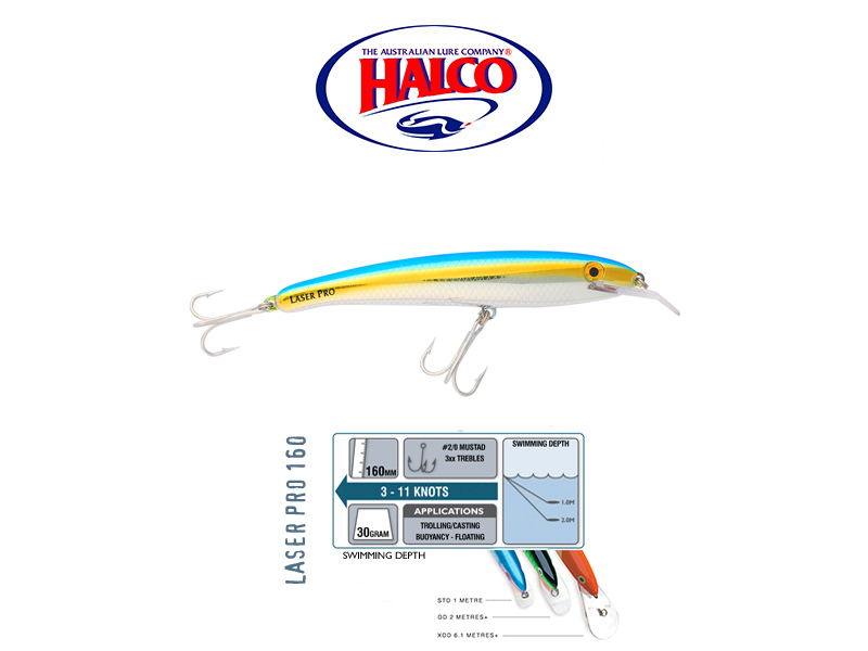 Halco Laser Pro 160 XDD (160mm, 30gr, Color: H87)
