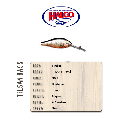Halco Tilsan Bass (55mm, 10gr, Color: T120)